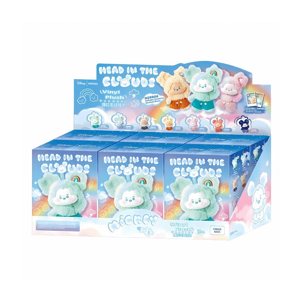 MINISO Disney Mickey Head in the Clouds Collection Plush Blind Box