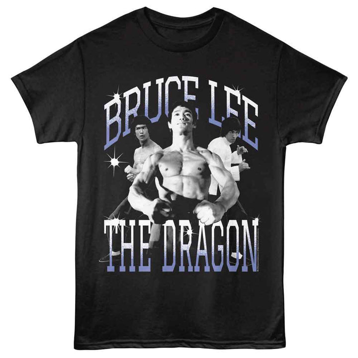 Bruce Lee - The Dragon - American Classics - Black Adult Short Sleeve T-Shirt