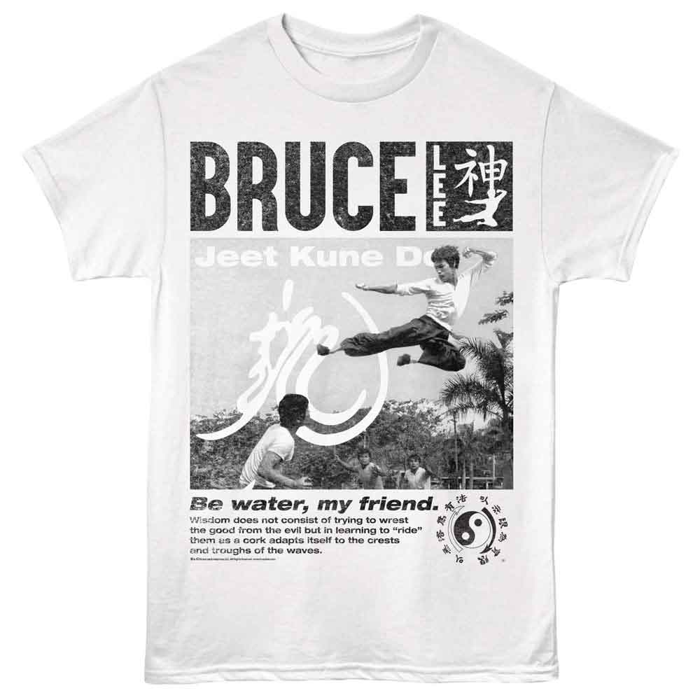 Bruce Lee - Wisdom - American Classics - White Adult Short Sleeve T-Shirt