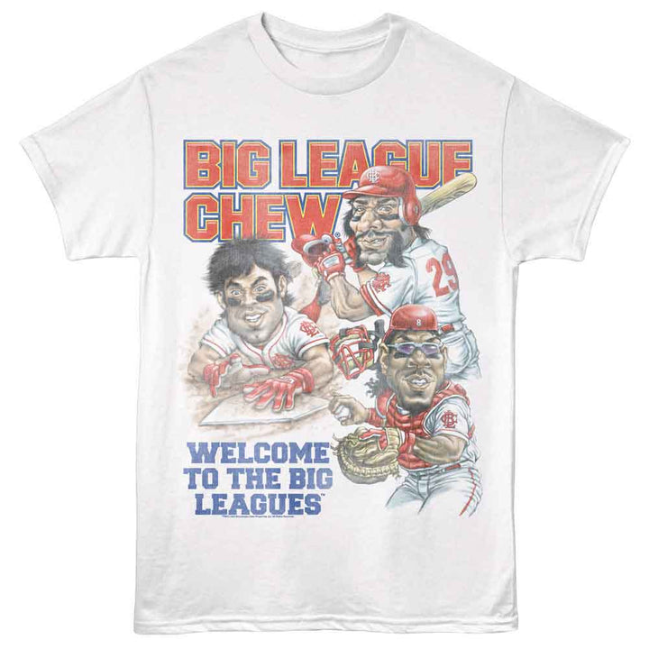 Big League Chew - Welcome To The - Front Print Adult Short Sleeve Solid T-Shirt - White