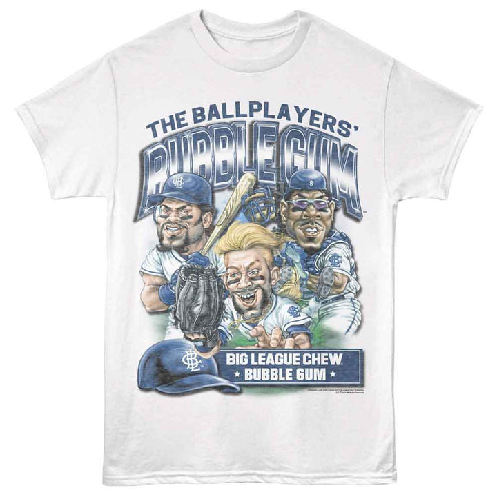 Big League Chew - Ballplayers Gum Team - American Classics - White Adult Short Sleeve T-Shirt