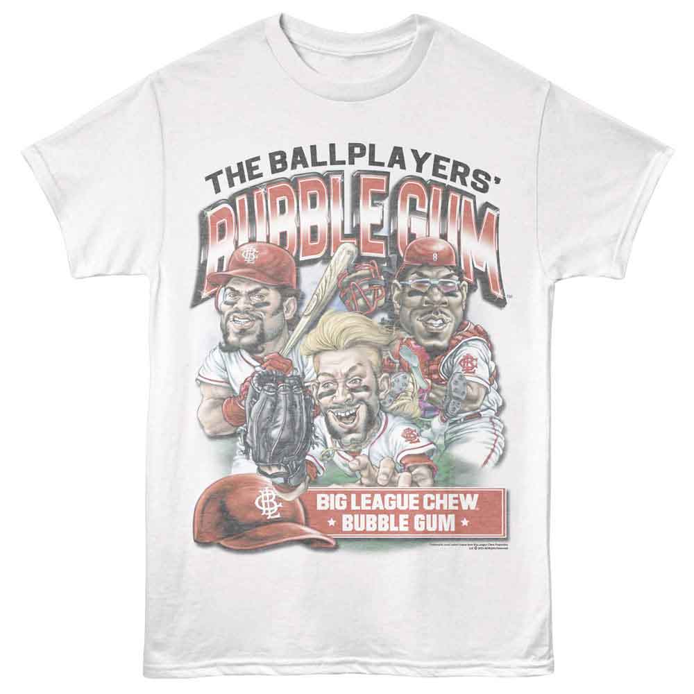 Big League Chew - Ballplayers Gum Team - American Classics - White Adult Short Sleeve T-Shirt