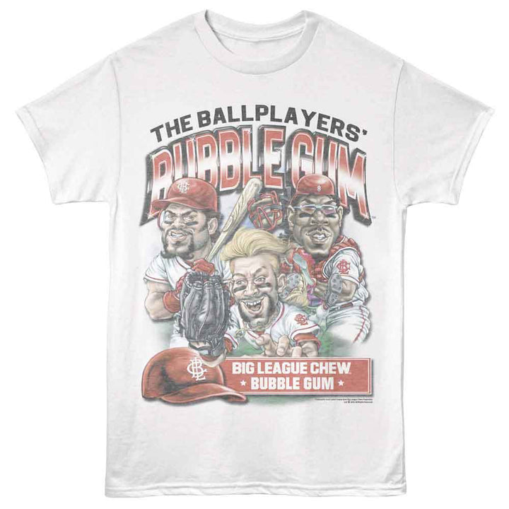 Big League Chew - Ballplayers Gum Team - American Classics - White Adult Short Sleeve T-Shirt