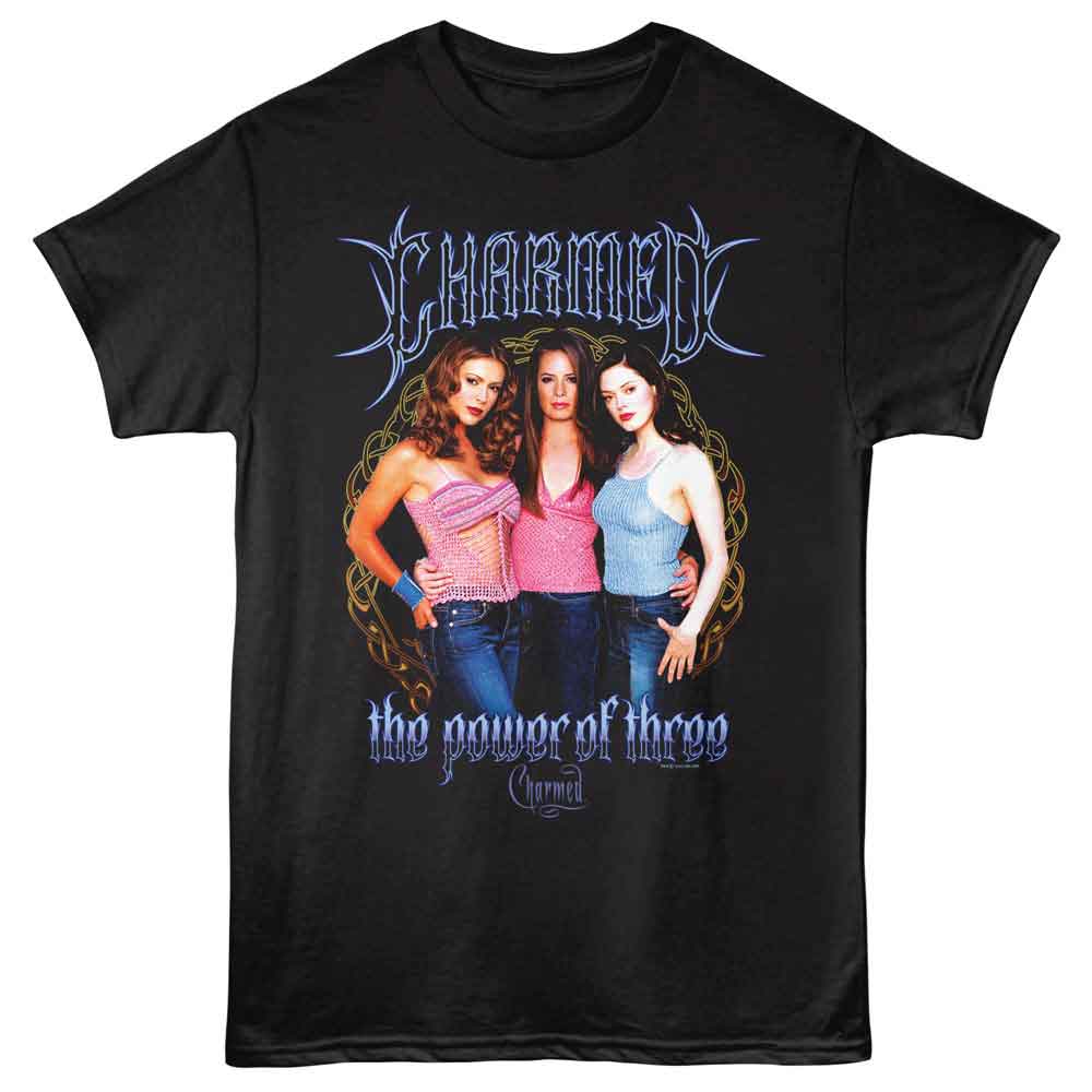 Charmed - Edgy And Pastel - American Classics - Solid Black Adult Short Sleeve T-Shirt