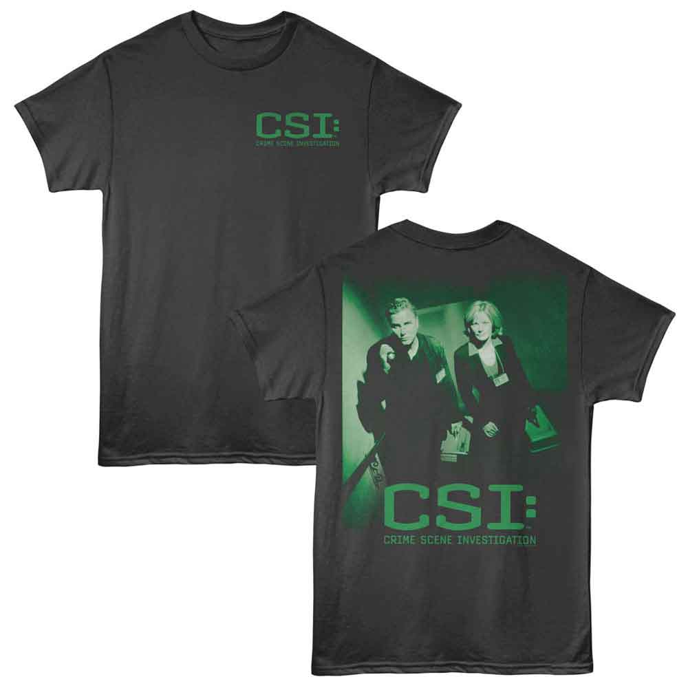 CSI - Grisson And Willows - American Classics - 2-Sided Print Smoke Adult Short Sleeve T-Shirt