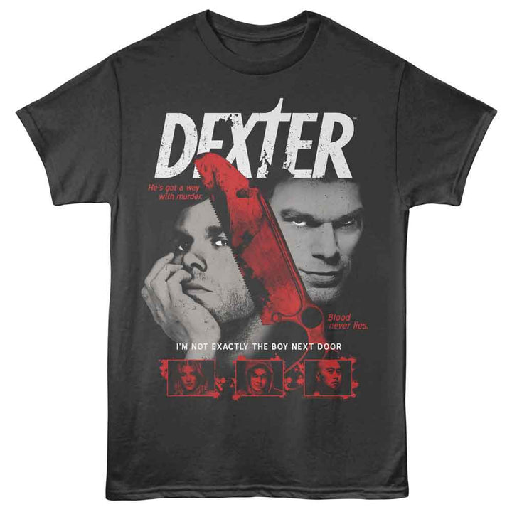 Dexter - Saw - American Classics - Smoke Adult Short Sleeve T-Shirt
