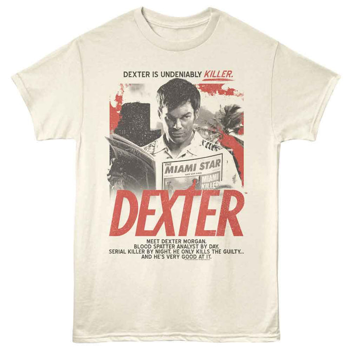 Dexter - A Killer Series Alt Version - American Classics - Natural Adult Short Sleeve T-Shirt