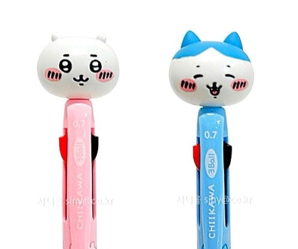 Chiikawa Character 3D Figure 3 Colors Ballpoint Pen