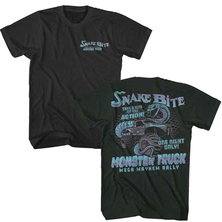 Bigfoot - Oversized Snake Bite - American Classics - Solid Gray Adult Short Sleeve T-Shirt