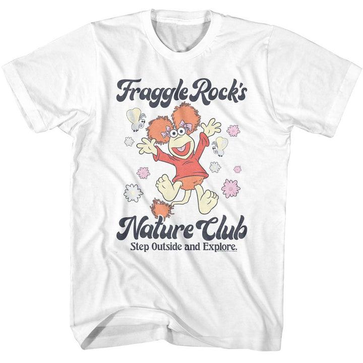 Fraggle Rock - Nature Club - American Classics - Solid White Adult Short Sleeve T-Shirt