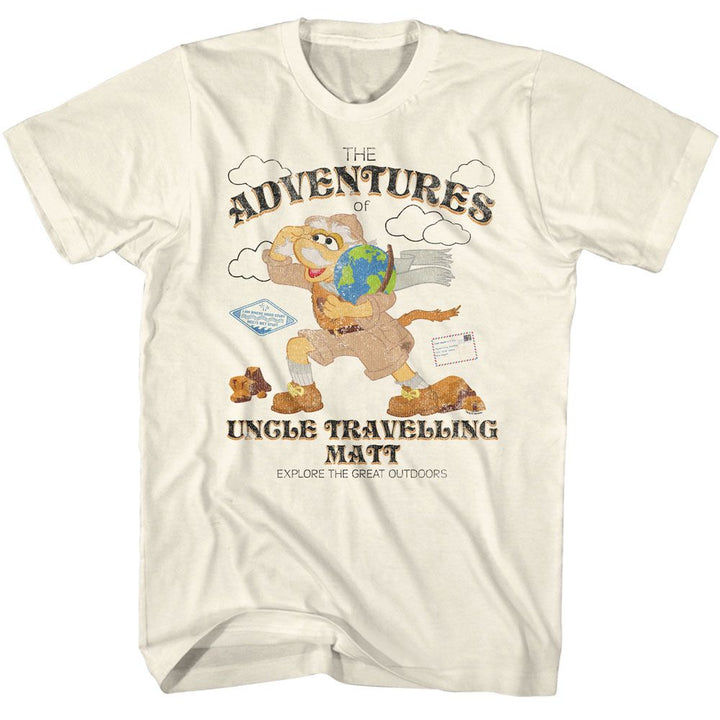 Fraggle Rock - Adventures - American Classics - Solid Off-White Adult Short Sleeve T-Shirt