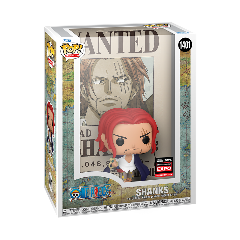 Funko Pop! Movie Poster Animation: One Piece - Shanks 2024 Limited Edition Entertainment Expo Shared Exclusive