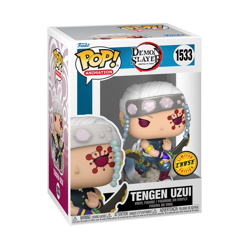 Funko Pop! Animation: Demon Slayer - Tengen Uzui With Nichirin Cleavers Metallic Chase