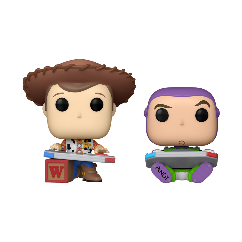 Funko Pop! Disney: Toy Story - Woody & Buzz Lightyear 2-Pack 2024 Limited Edition Entertainment Expo Shared Exclusive