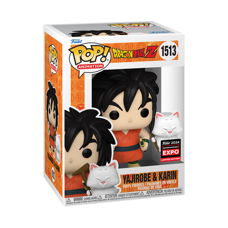 Funko Pop! & Buddy Animation: Dragon Ball Z - Yajirobe and Karin 2024 Limited Edition Entertainment Expo Shared Exclusive
