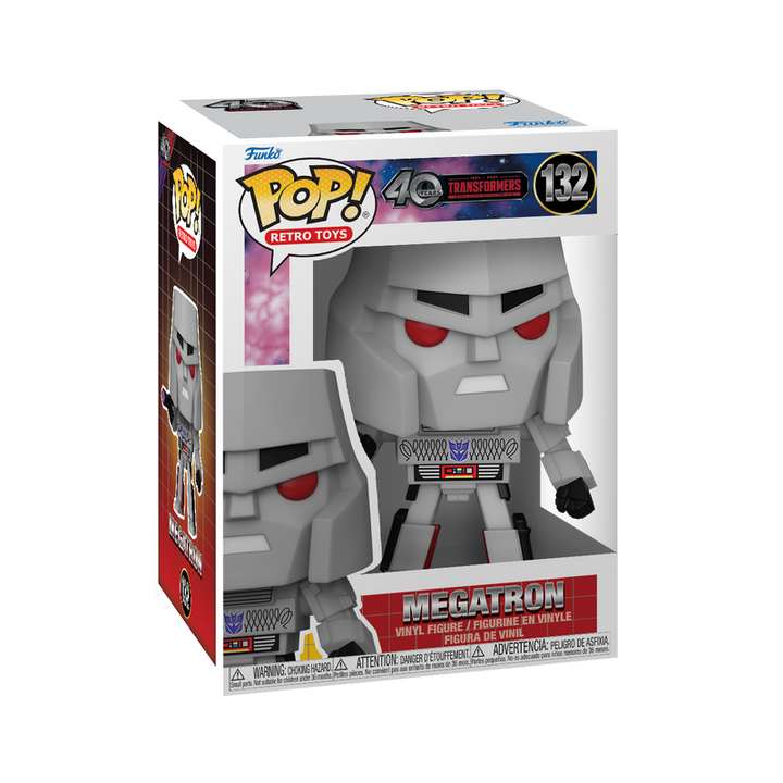 Funko Pop! Retro Toys: Transformers 40th Anniversary - Megatron Generation 1 #132