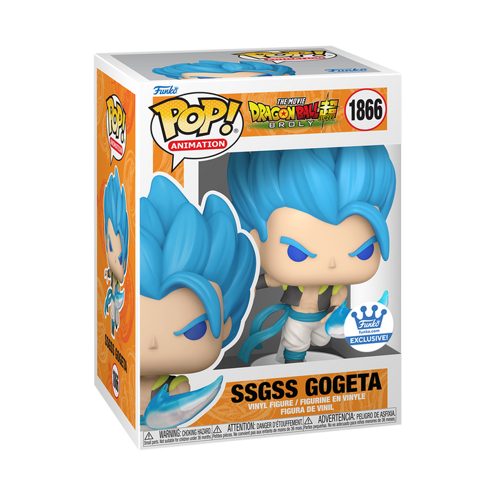 Funko Pop! Animation: Dragon Ball Super: Broly - SSGSS Gogeta #1866 Shop Exclusive