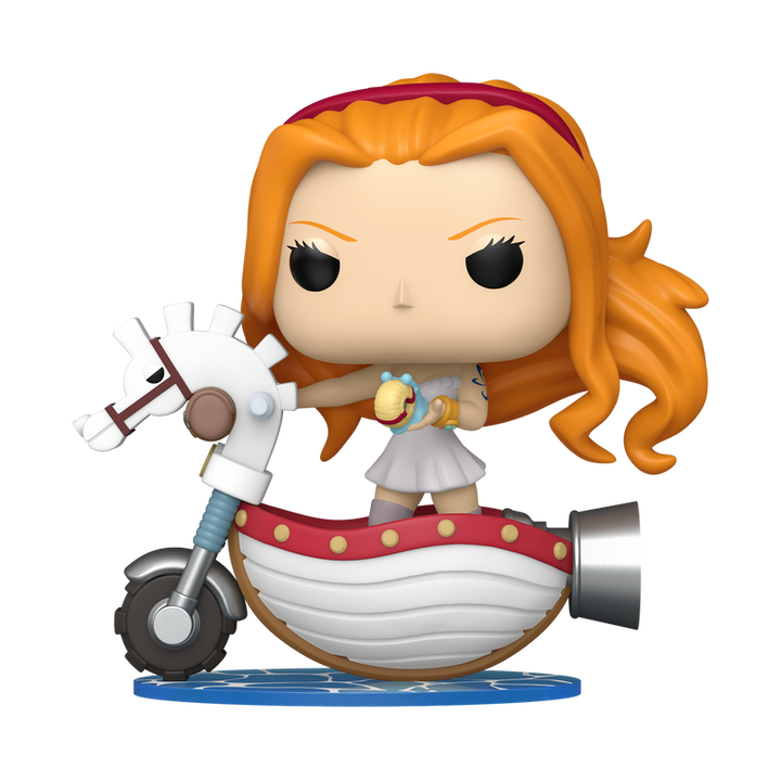 Funko Pop! Rides Deluxe: One Piece - Nami with White Hobby Horse #128 2025 Wondrous Convention Limited Edition