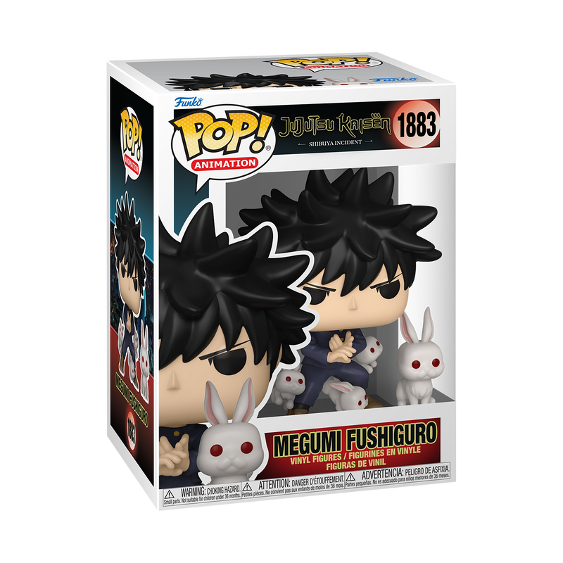 Funko Pop! & Buddy Animation: Jujutsu Kaisen - Megumi Fushiguro with Rabbits #1883