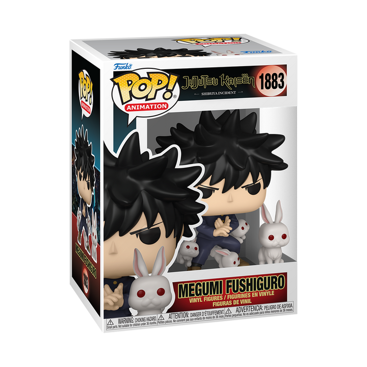 Funko Pop! & Buddy Animation: Jujutsu Kaisen - Megumi Fushiguro with Rabbits #1883