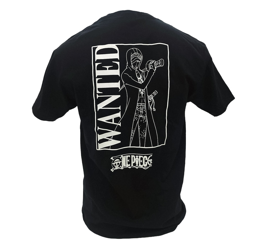 One Piece - Wanted Poster Trafalgar D. Water Law Officially Licensed Adult Men's T-Shirt