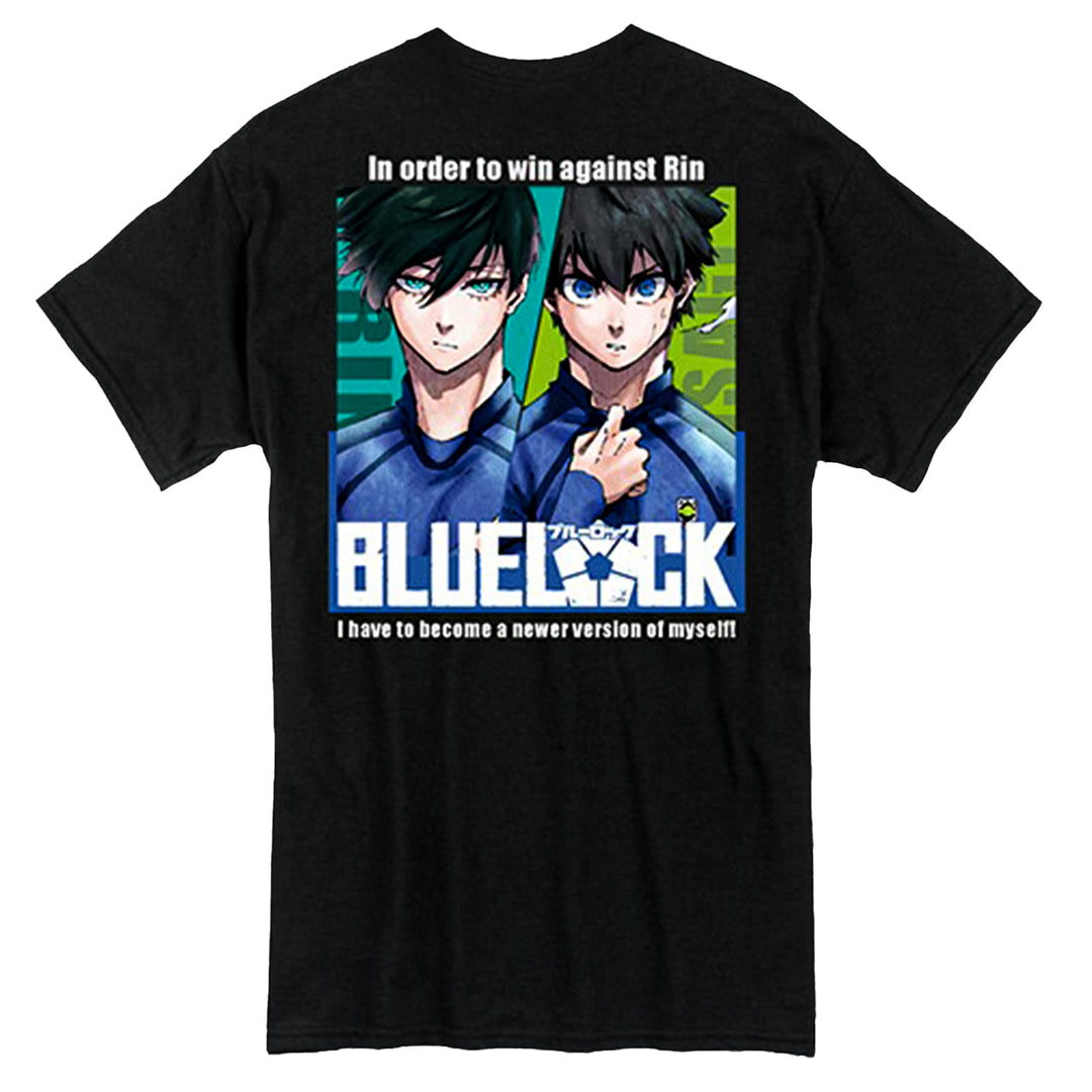 Blue Lock - Rin & Isagi - Front And Back Print Adult Men's T-Shirt