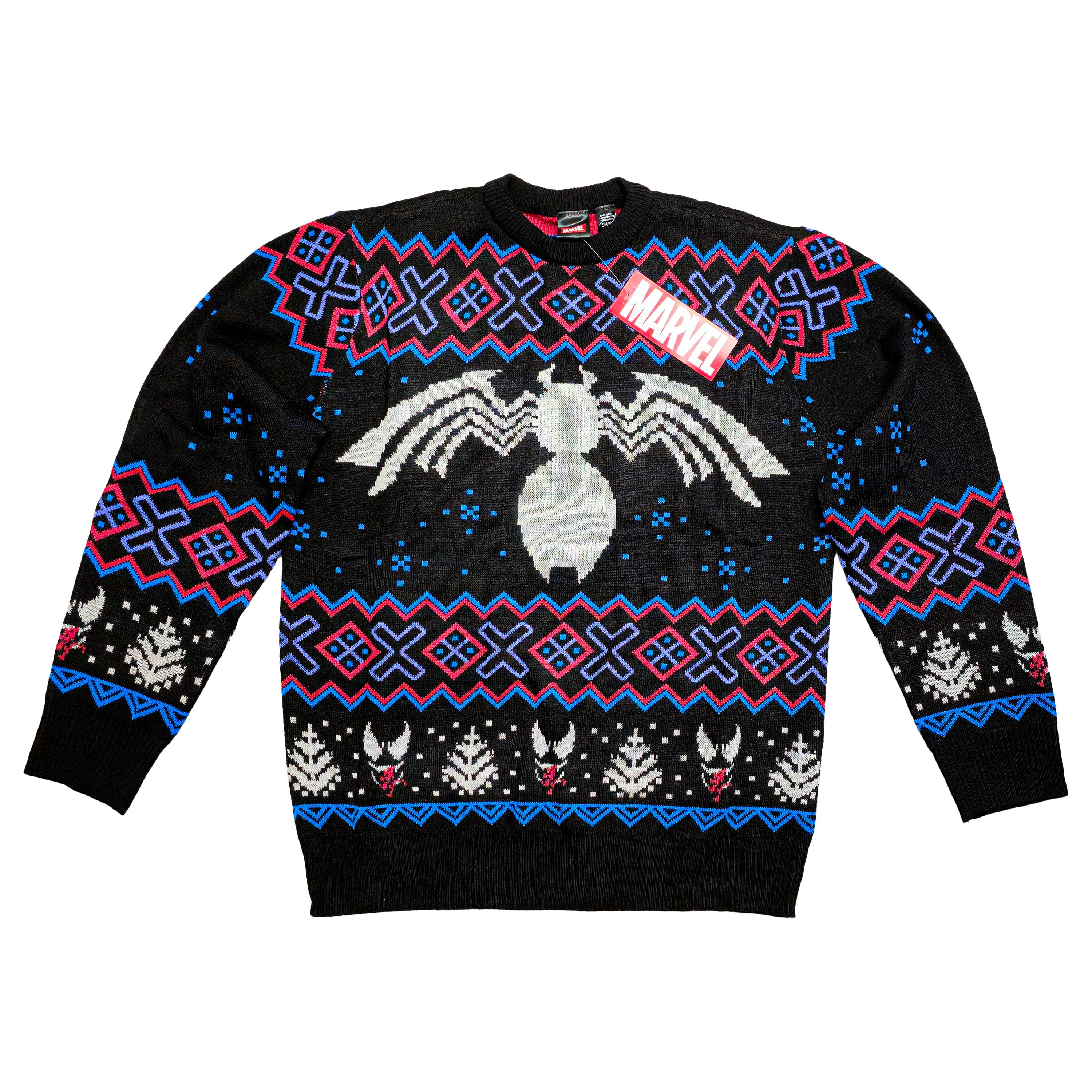 Sw Christmas Ugly Licesned Offcially Symbol Marvel – Adult Holiday YourFavoriteTShirts Venom