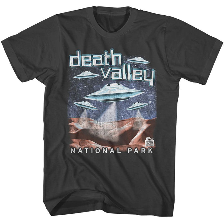 National Parks - Death Valley UFOs - American Classics - Solid Gray Adult Short Sleeve T-Shirt