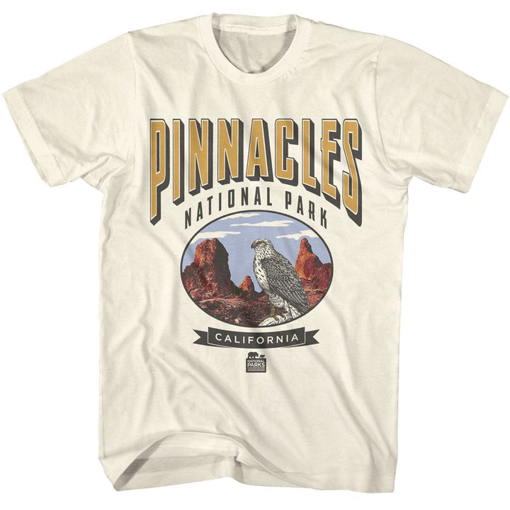 National Parks - Pinnacles - American Classics - Solid Off-White Adult Short Sleeve T-Shirt