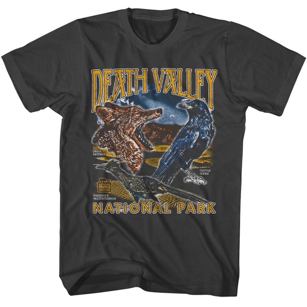 National Parks - Death Valley Animals - American Classics - Solid Gray Adult Short Sleeve T-Shirt