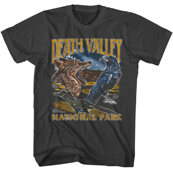 National Parks - Death Valley Animals - American Classics - Solid Gray Adult Short Sleeve T-Shirt