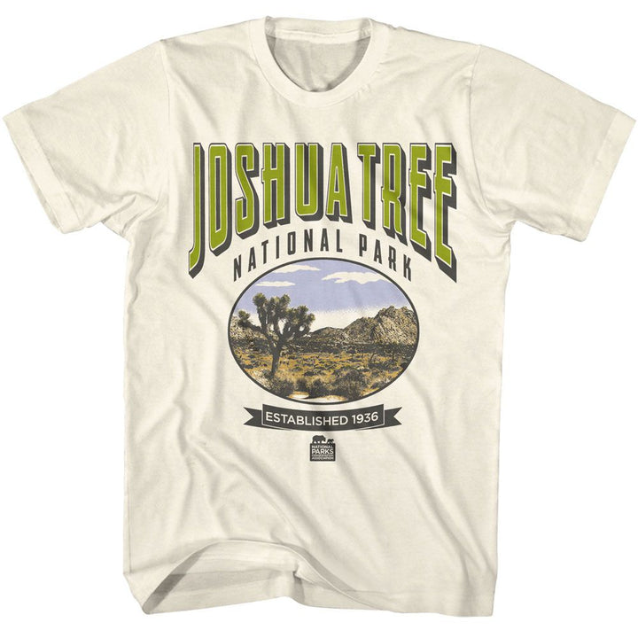 National Parks - Joshua Tree - American Classics - Solid Off-White Adult Short Sleeve T-Shirt