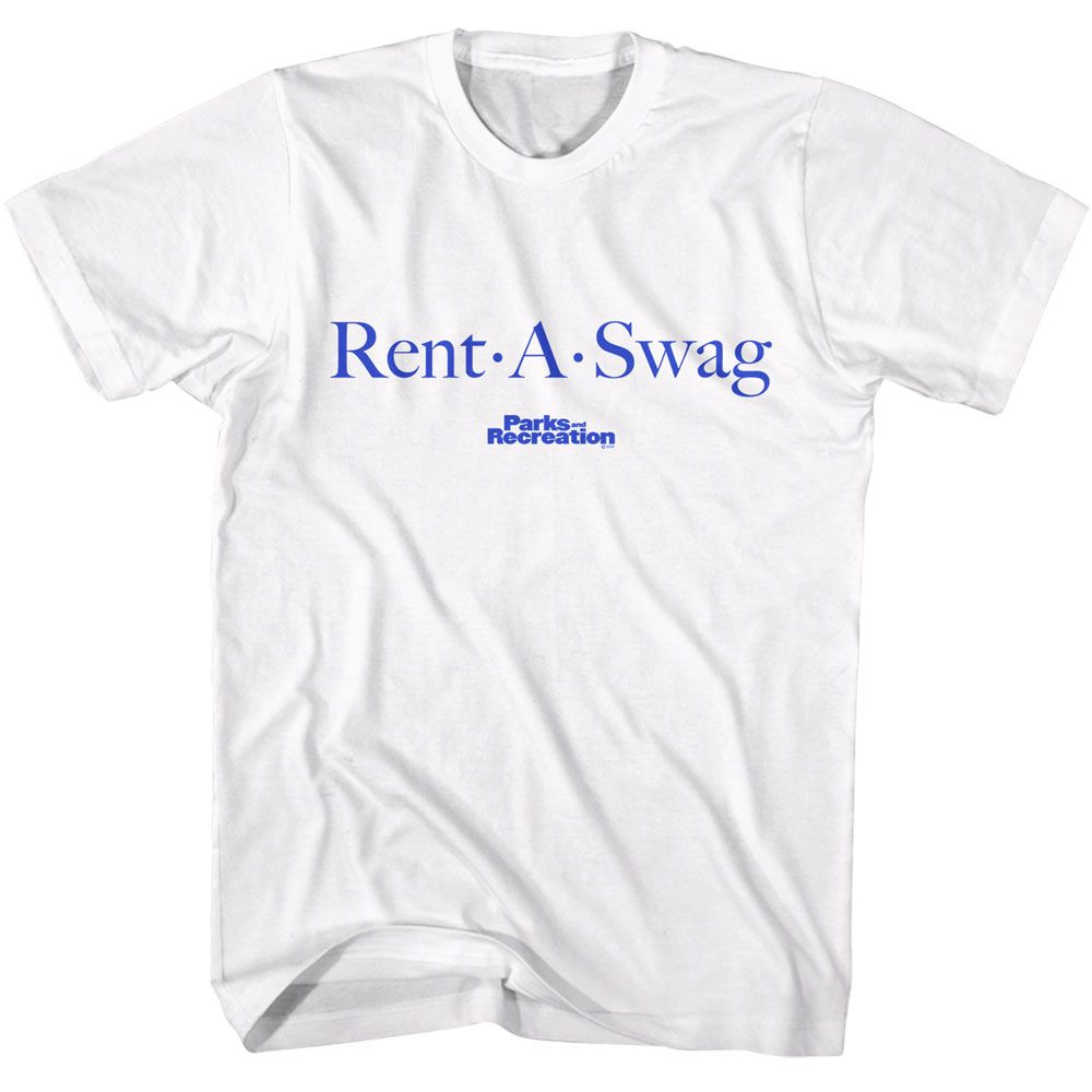 Parks And Recreation - Rent A Swag - Officially Licensed Adult Short Sleeve T-Shirt