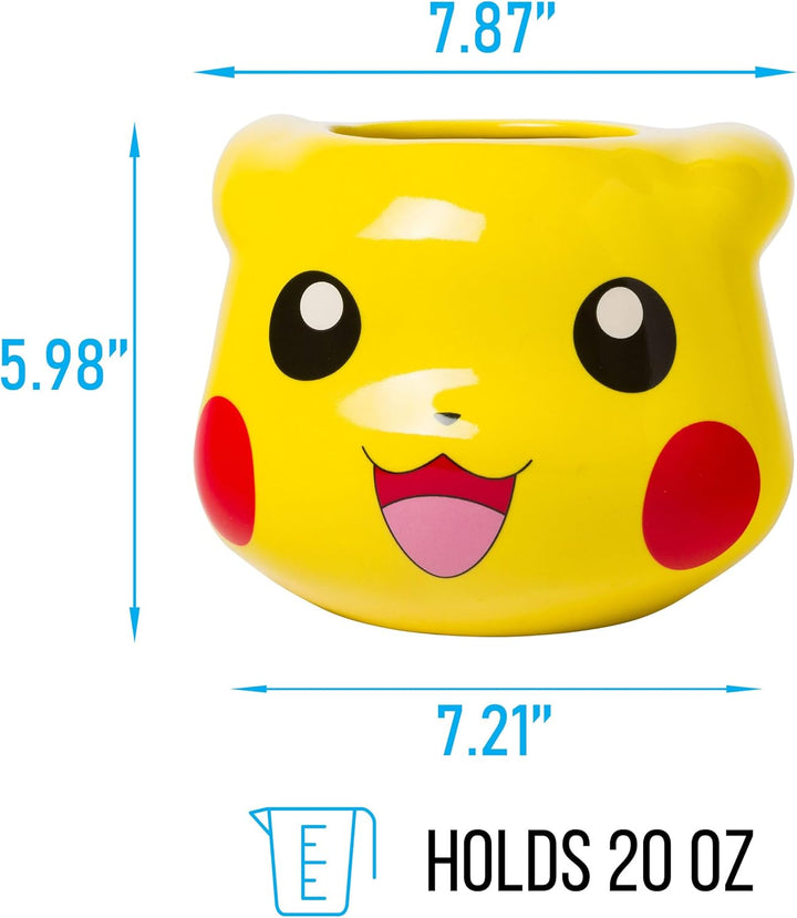 Pokemon Pikachu 3D Sculpted Ceramic Mug 20oz