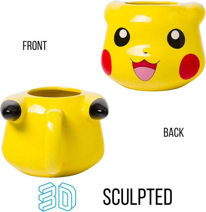 Pokemon Pikachu 3D Sculpted Ceramic Mug 20oz