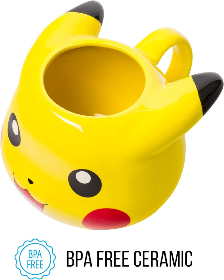 Pokemon Pikachu 3D Sculpted Ceramic Mug 20oz