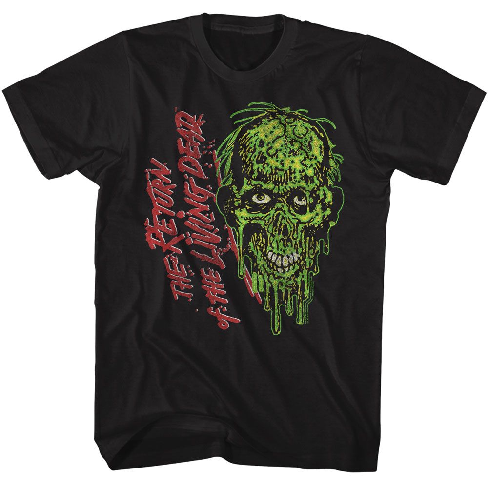 Return Of The Living Dead Tarman And Logo Officially Licensed Adult Short Sleeve T-Shirt