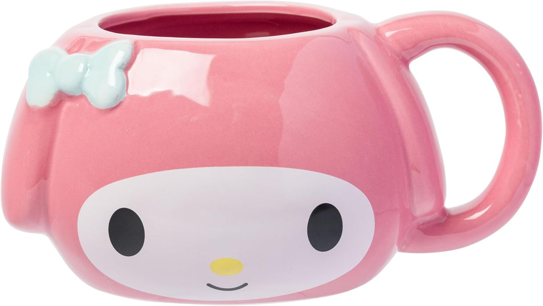 Sanrio Hello Kitty and Friends My Melody Ceramic 3D Sculpted Mug 20oz