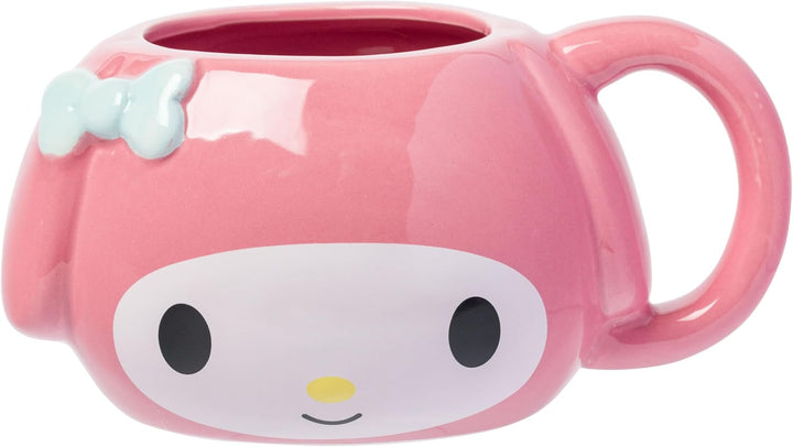 Sanrio Hello Kitty and Friends My Melody Ceramic 3D Sculpted Mug 20oz