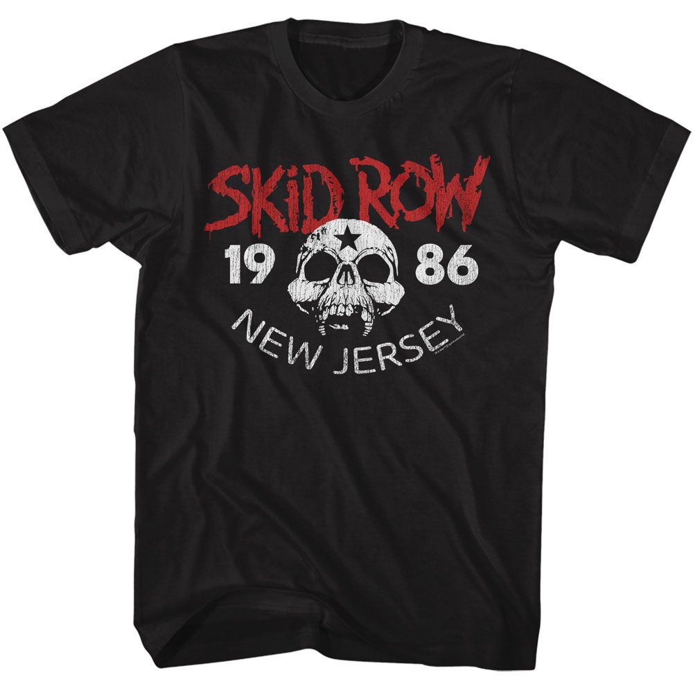 Skid Row - New Jersey 86 - Officially Licensed Adult Short Sleeve T-Shirt