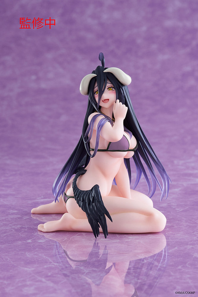 Taito - Overlord - Albedo Swimsuit Version Renewal Edition Desktop Cute Figure