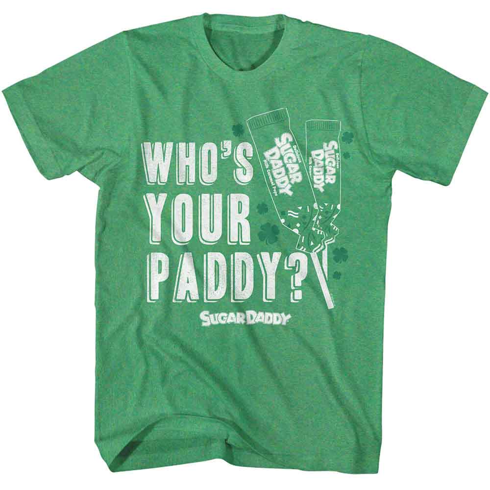 Tootsie Roll - Whos Your Paddy - American Classics - Heather Green Adult Short Sleeve T-Shirt
