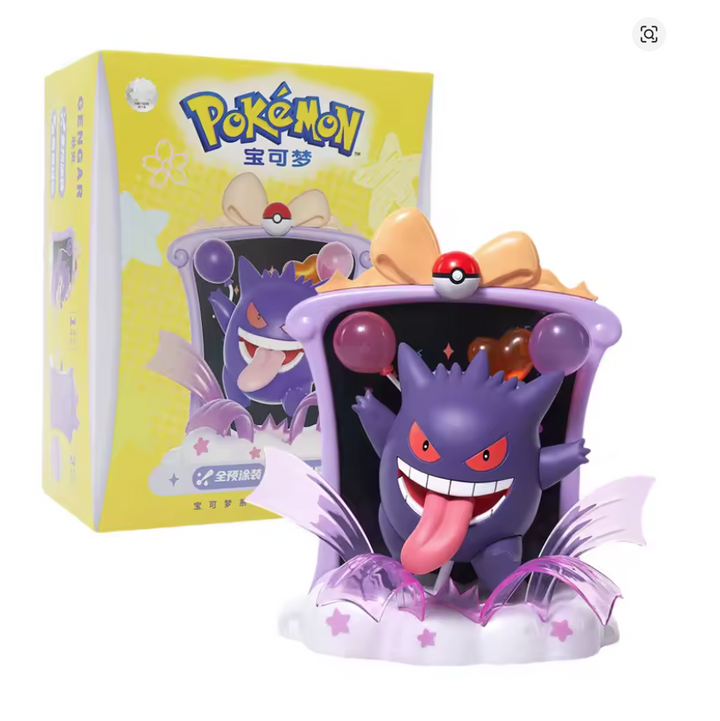 Top Toy Jaka Pokemon Gengar Happy Party Picture Frame Series Figure