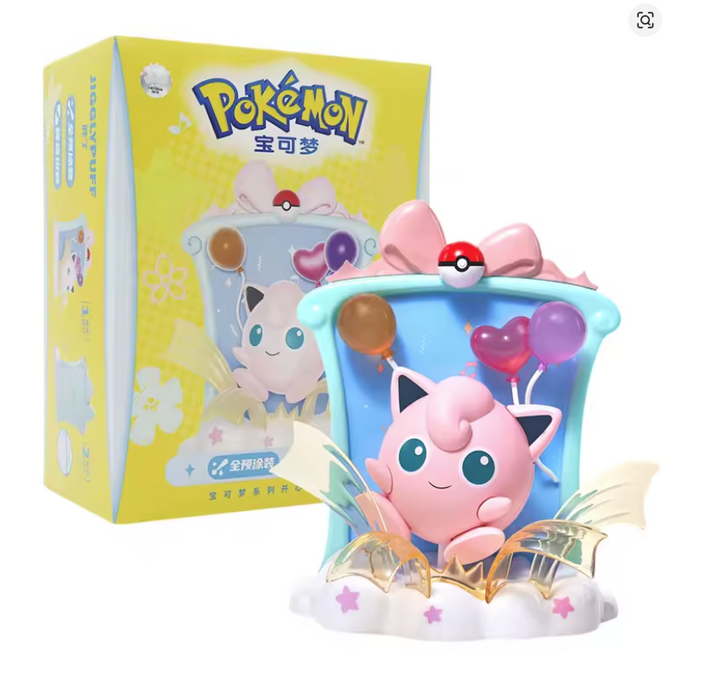 Top Toy Jaka Pokemon Jigglypuff Happy Party Picture Frame Series Figure