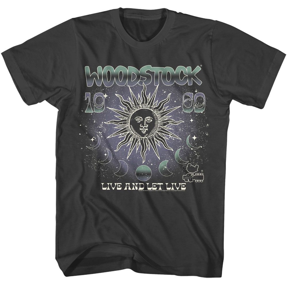 Woodstock - Sun And Moon Phases - Officially Licensed Adult Short Sleeve T-Shirt