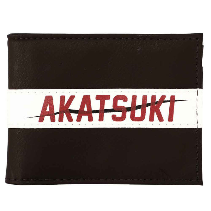 Naruto Shippuden Akatsuki PU Applique Nylon Bifold Wallet