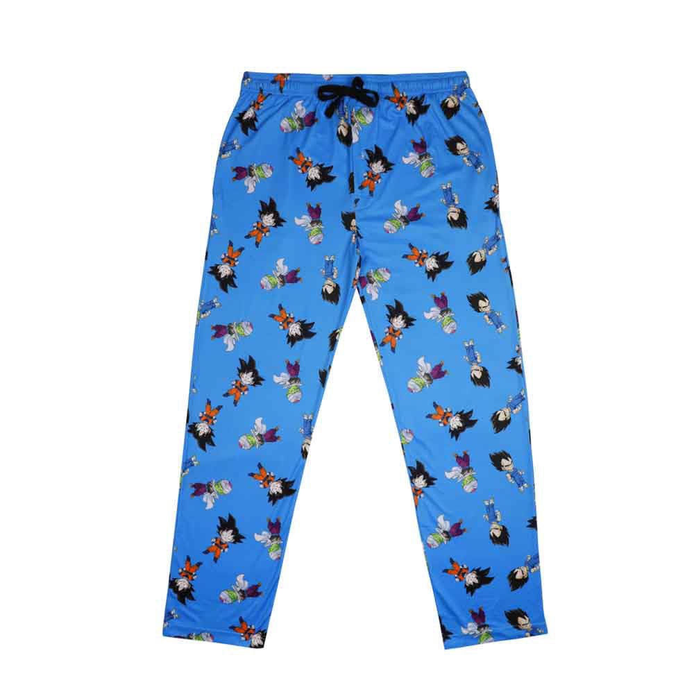 Dragon Ball Z Chibi Goku Vegeta Piccolo All Over Print Sleep Lounge Pants