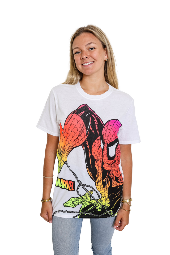 Spider-Man Chromatic Marvel Adult T-Shirt