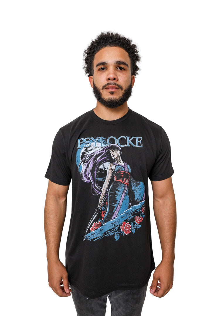 X-Men Psylocke Moon Marvel Comics Adult T-Shirt