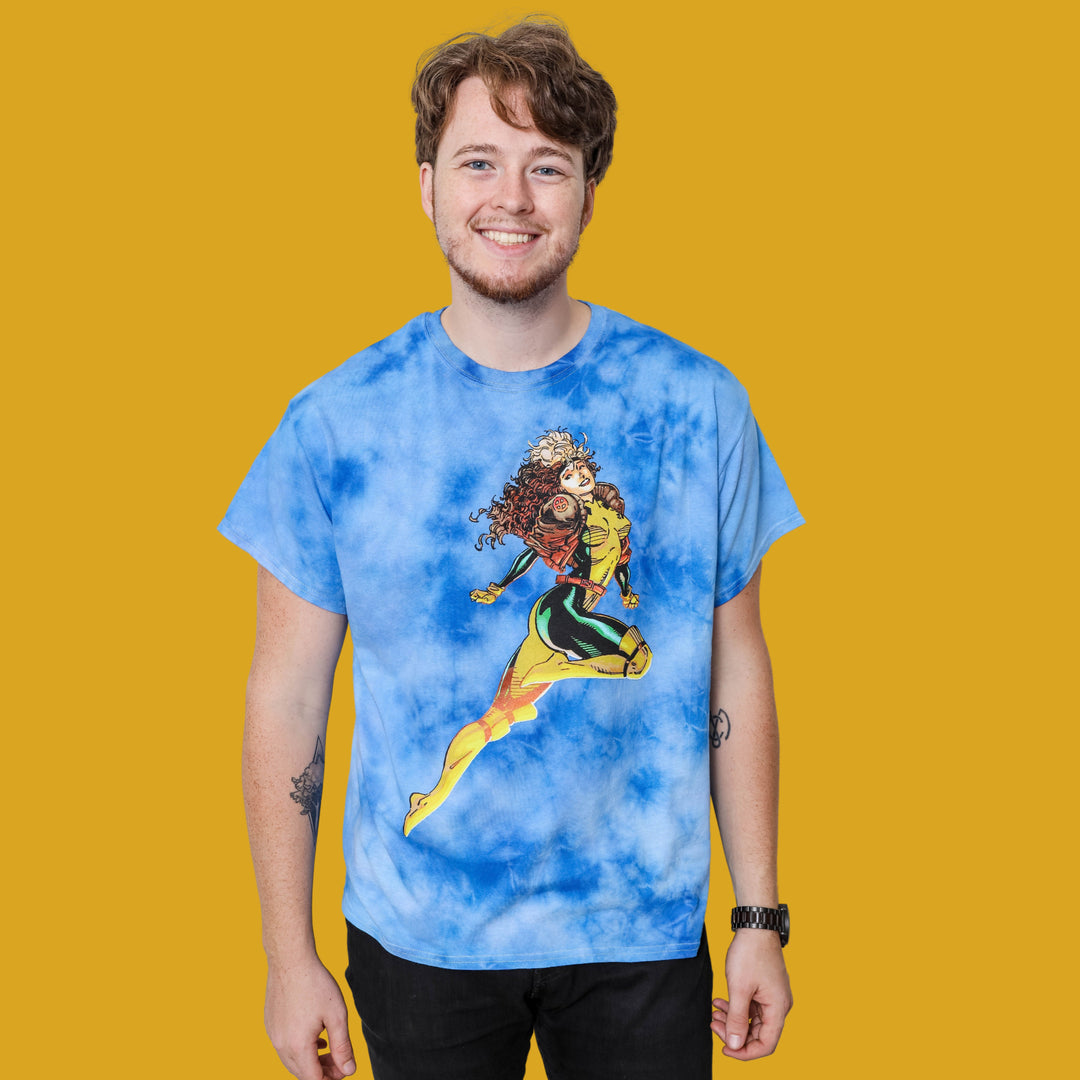 X-Men Rogue Rise In The Clouds Jim Lee Marvel Comics Adult T-Shirt